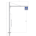 SEM - SEMPRSP89/40 PALO RASTREMATO H.TOT. 890 CM. W 400 CM.