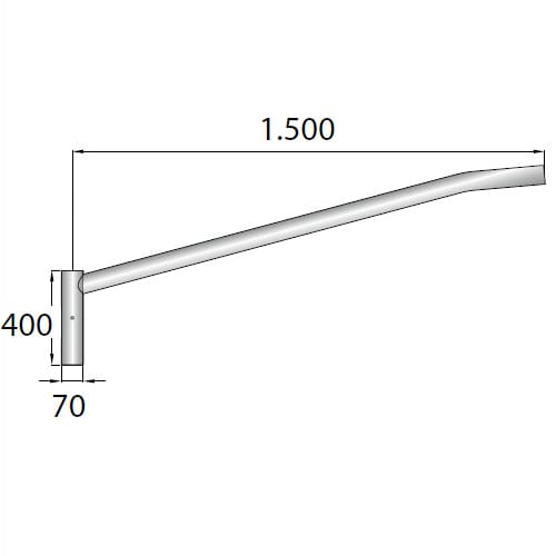 SEM - SEMTDCL40150 TESTA PALO DOPPIO CALIFORNIA A=400 L=1