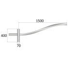 SEM - SEMTSRA40150 TESTA PALO SINGOLO RAVENNA A=400 L=150