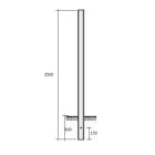 SEM - SEMVR3250N PALO IN VETRORESINA CILINDRICO D 60X2500