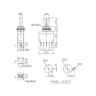 ASITA - ASI8021-FS INTERRUTTORE BIPOL. 16A ON-OFF FAST-ON