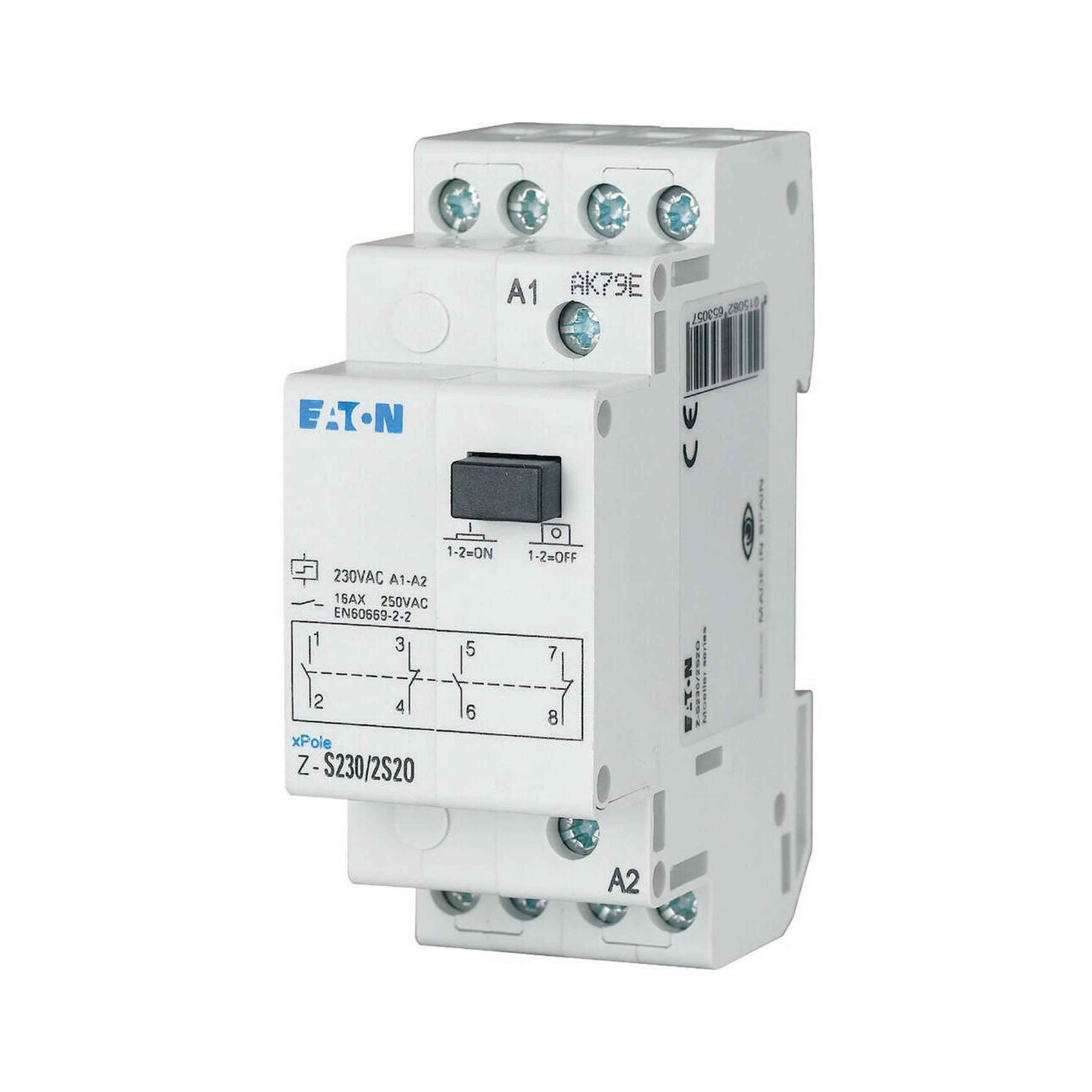 EATON - EAO265319 Z-S7/WW RELE  PASSO-PASSO 8V DC 2SC
