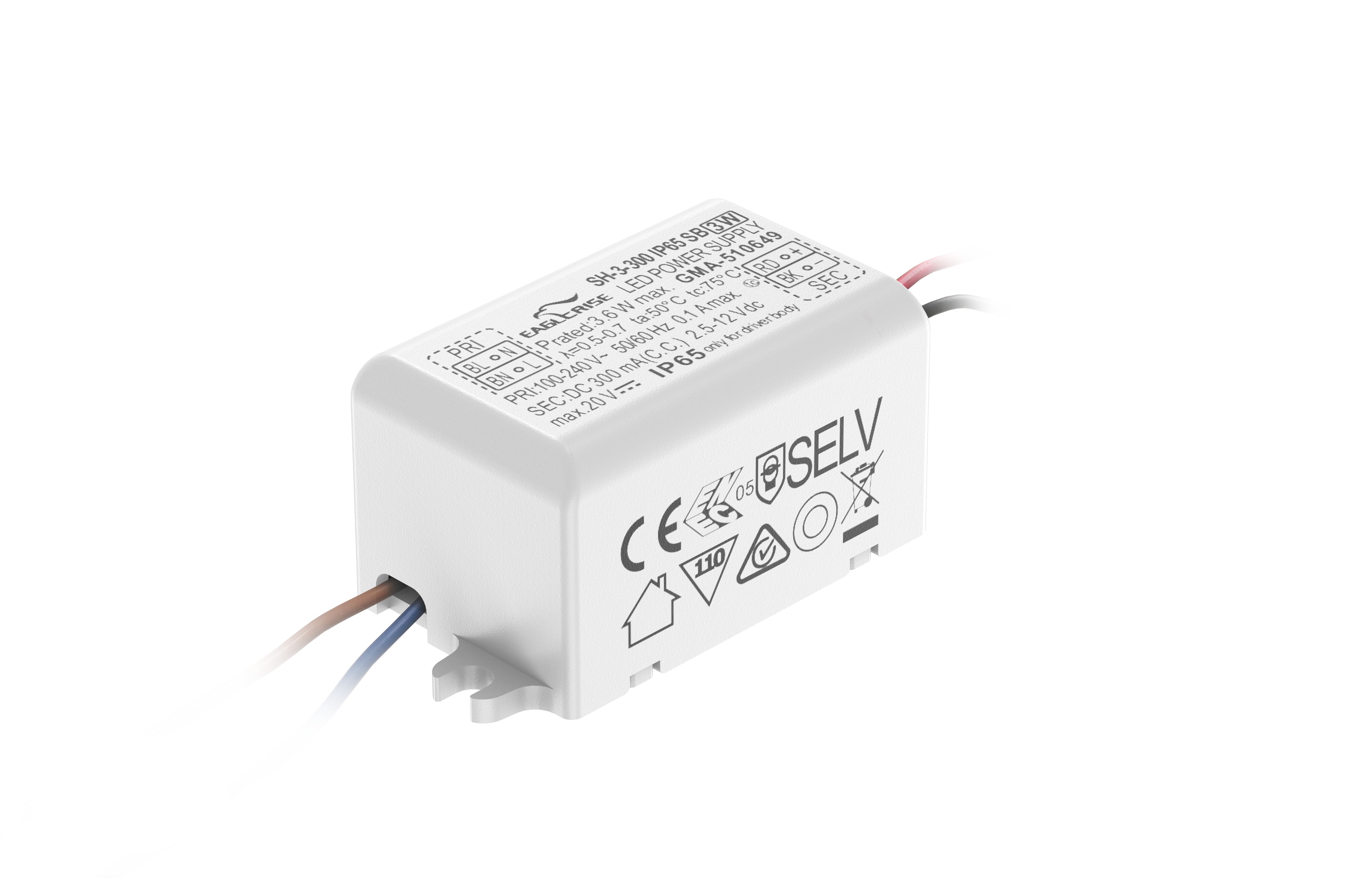 DIGIMAX SRL - DIXSH-3-350 SB DRIVER CORRENTE COSTANTE 350MA 3W IP65 P