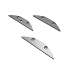 ROSSINI - RSSSHA002GR TESTATE TERMINALI GRIGIE 3PZ