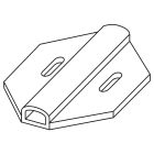 GRAFOPLAST SRL - GRASI0412 TUBETTO PVC PER FASCETTA 12X4 MM 2000 PZ