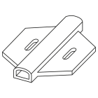 GRAFOPLAST SRL - GRASI0418 TUBETTO PVC PER FASCETTA 12X4 MM 2000 PZ