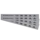 GRAFOPLAST SRL - GRASI2K20430M STRISCIA BINARIO 430X20MM METAL PVC 40PZ