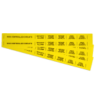 GRAFOPLAST SRL - GRASI2K20430Y STRISCIA BINARIO 430X20MM GIALLO PVC 40P
