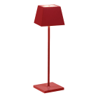 ROSSINI - RSSSIE003R LAMPADA DA TAVOLO PORTATILE ROSSA LED 2,2W IP54 2700-3000K CRI85