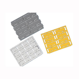 GRAFOPLAST SRL - GRASITHF03Y TESSERA GIALLO PER PORTATARGA 67X15MM 96