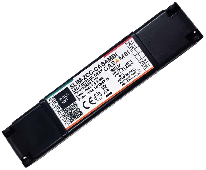 DIGIMAX SRL - DIXSLIM-2CC-CASAMBI DIMMER CASAMBI +PUSH CC 12-48VIN 2CH 10A