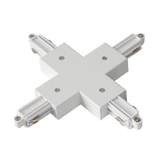 SLV ITALIA SRL - SLV143161 RACCORDO A X, BINARIO MONOFASE, BIANCO