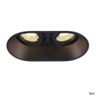 SLV ITALIA SRL - SLV1006121 HORN DOUBLE QPAR51, INCASSO A PLAFONE NE