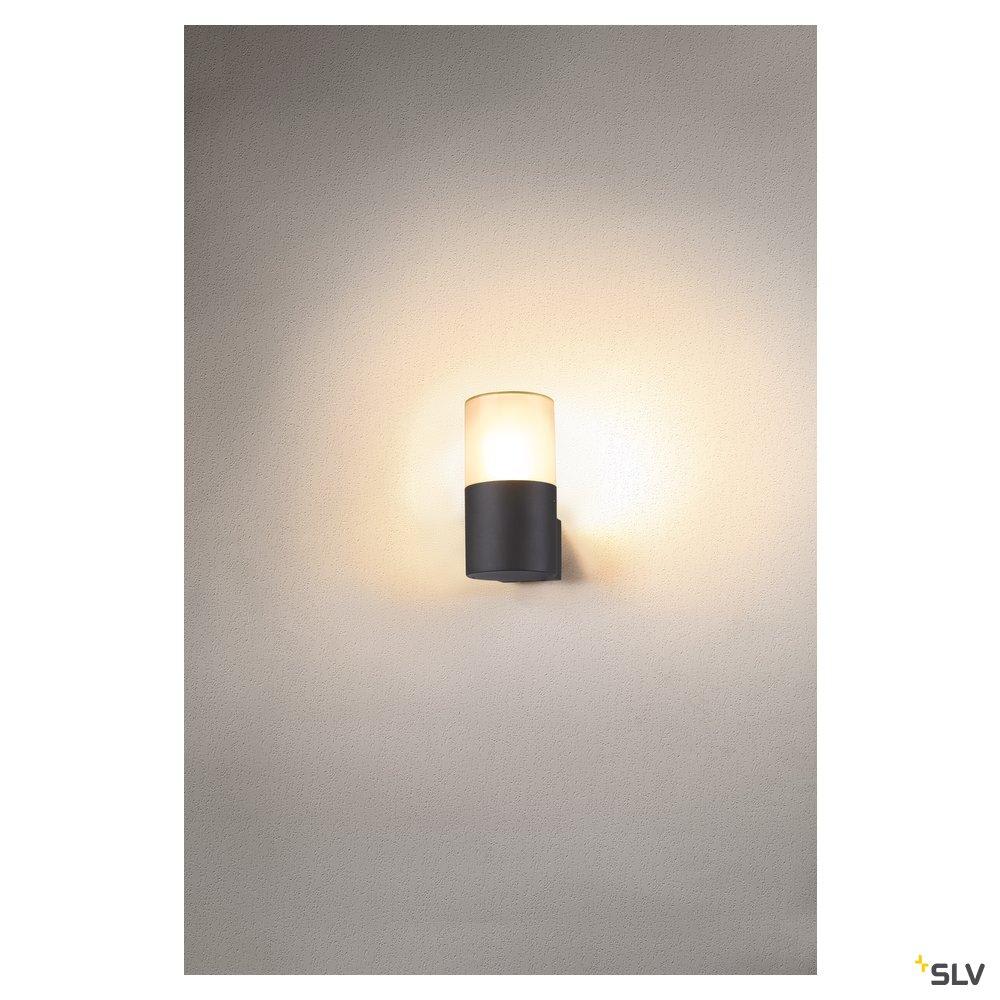 SLV ITALIA SRL - SLV1006178 GRAFIT E27 ROUND, PARETE ANTRACITE