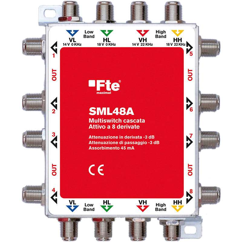 FTE MAXIMAL ITALIA S - FTESML48A SML48A MULTISWITCH 4 IN 8 DERIVATE ATTIV