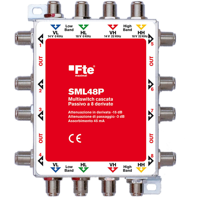FTE MAXIMAL ITALIA S - FTESML48P SML48P MULTISWITCH 4 IN 8 DERIVATE PASSI