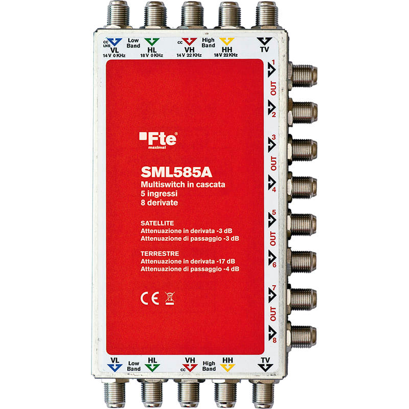FTE MAXIMAL ITALIA S - FTESML585A SML585A MULTISWITCH 5 IN 8 DERIVATE ATTI