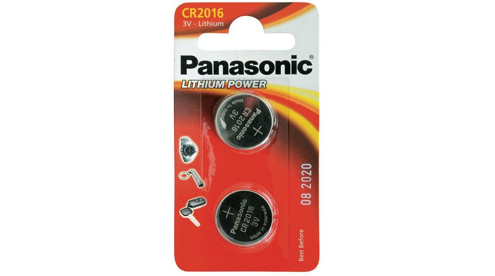 SICOM (PANASONIC) - SNPP-CR-2016L/2BP PILA AL LITIO BOTT (BL 2)3 V
