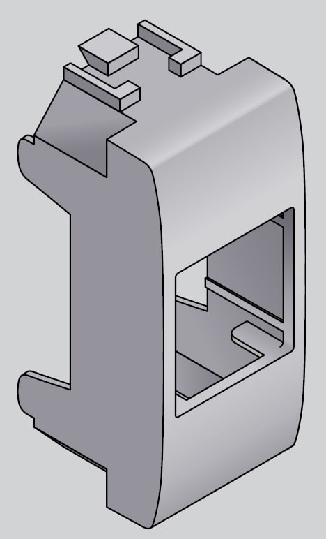 SCHNEIDER ELECTRIC - SNRVDISGWCN ADATT. GEWISS CHORUS NERA RJ45