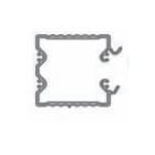 SICOM - SOL5001140 SICOM BASE 3,7CM FISSAGGIO PARETE