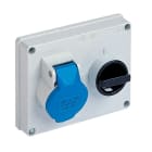 ILME - ILMSQ 1664 PR+INT.380V 16A 4P QUADRO