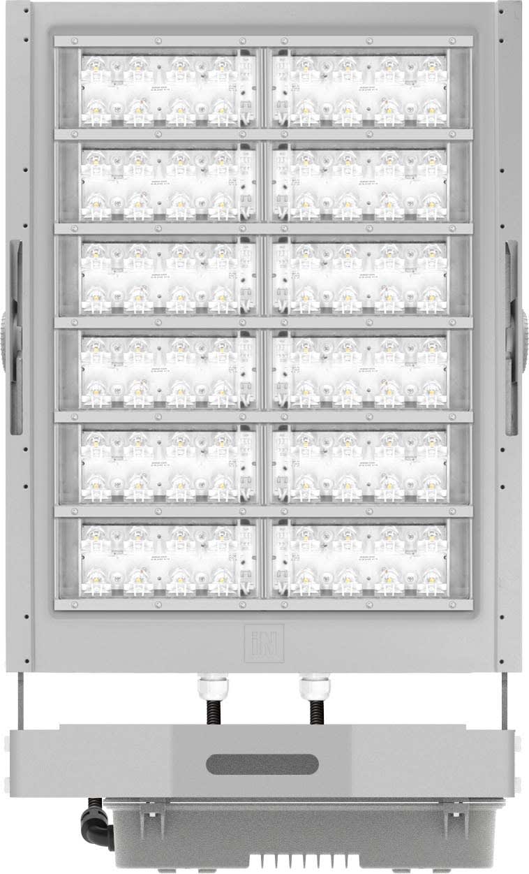 PERFORMANCE IN LIGHT - PRI306338 LED-Proiettori alta potenza 4000K 1100W dimmerabile DMX Ottica asimmetrica media