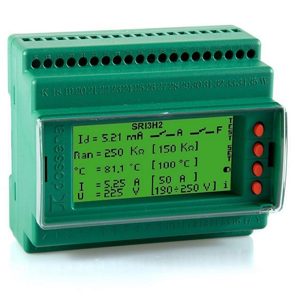 DOSSENA SNC DI BAR - DOS9SRI3/H2RS485 SRI3/H2 115/230VCA SORV ISOL MED +RS485