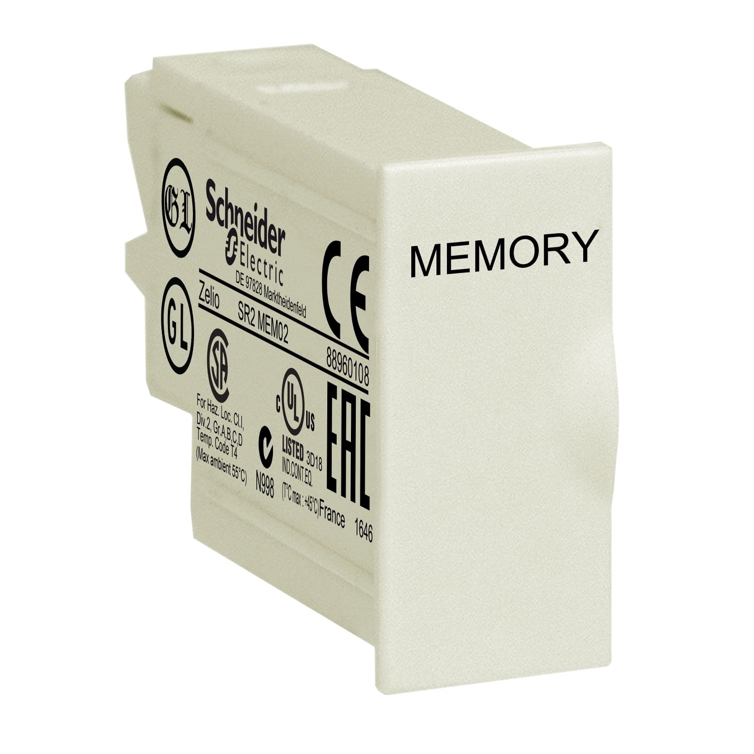 SCHNEIDER ELECTRIC - SNRSR2MEM02 Speichermodul, Zelio Logic, ab Firmware