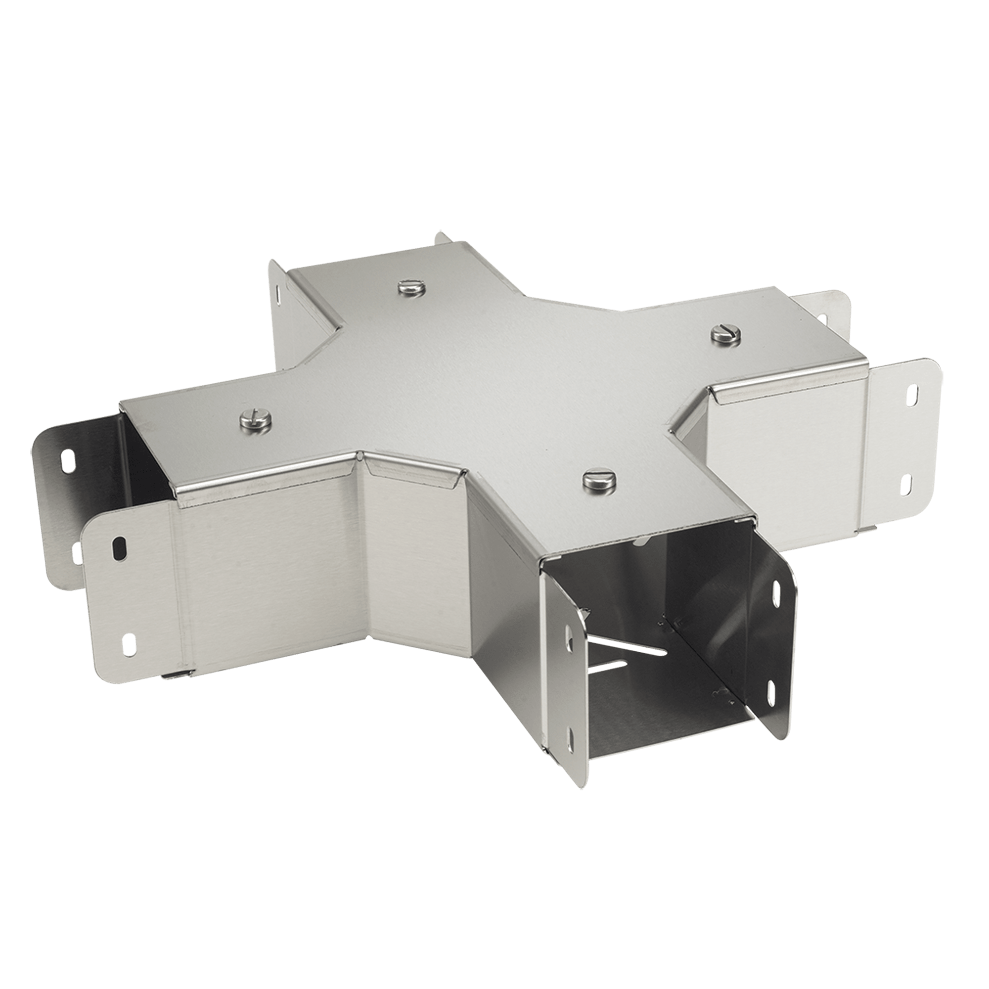 ELDON AUSTRIA GMBH - HOFCTS33PCSS Raccordo trasversale Clean Tray con profilo sup. inclinato perf., 3,00x3,00, spazzolato, SS304