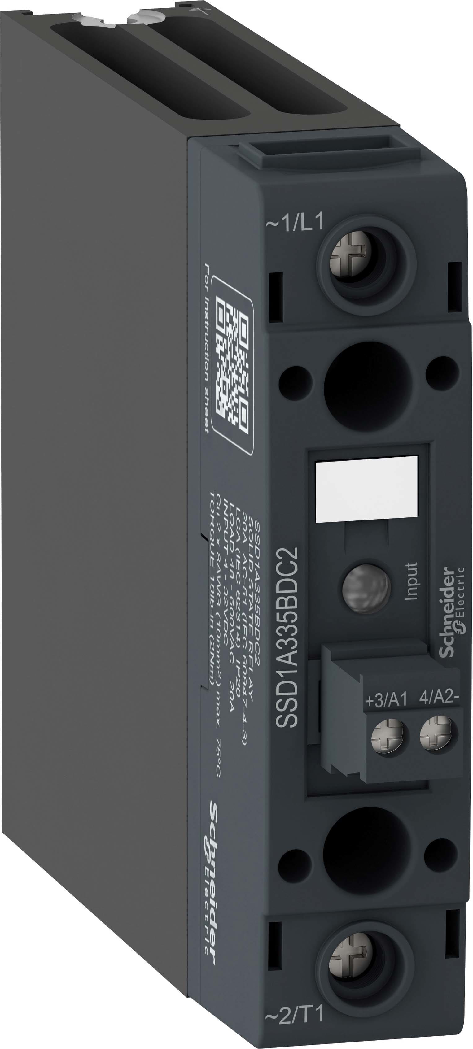 SCHNEIDER ELECTRIC - SNRSSD1A335BDC2 Relè statico 35A 48-600Vac 4-32Vdc