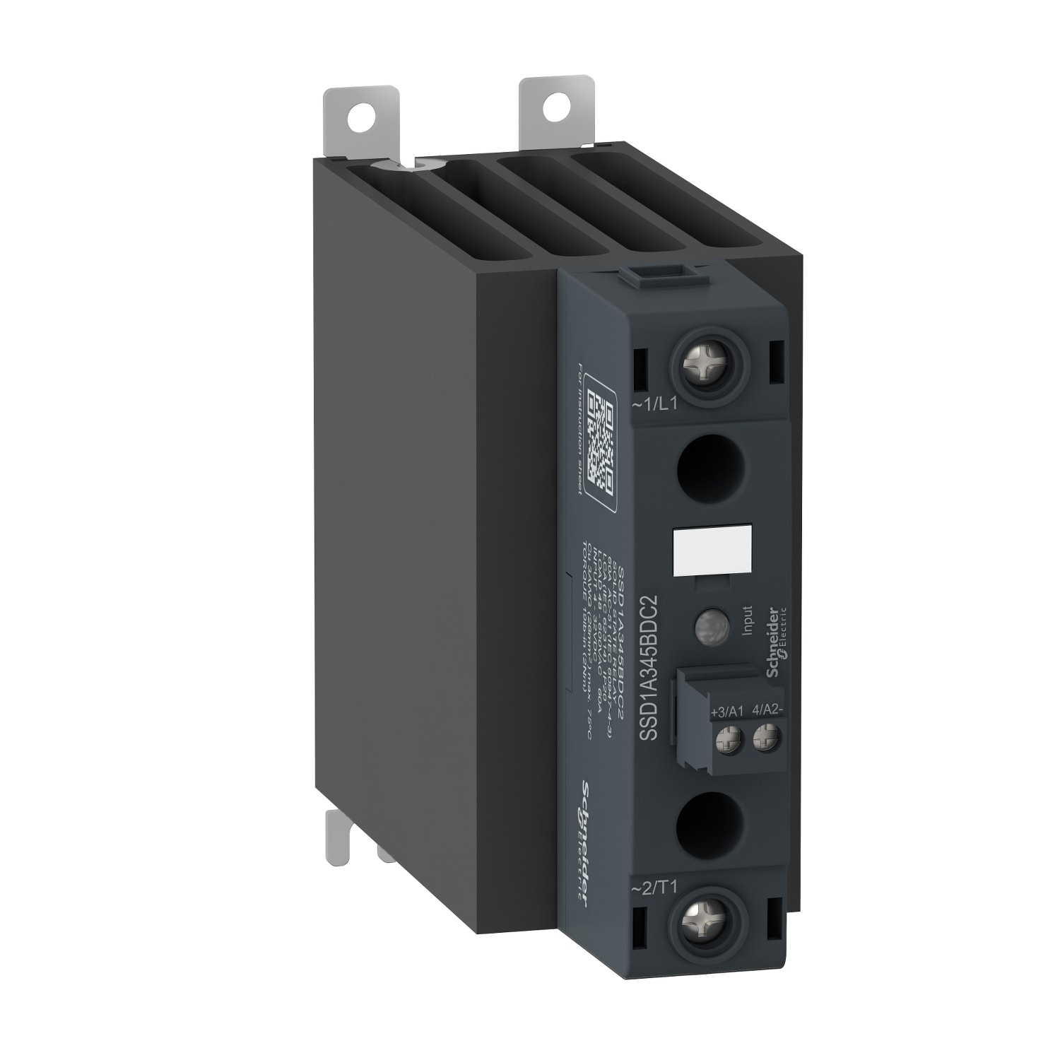 SCHNEIDER ELECTRIC - SNRSSD1A360BDC2 REL STATICO 60A 48-600VAC 4-32VDC
