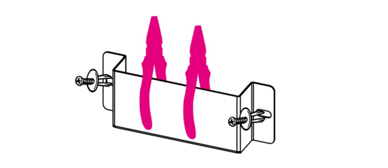 BM SPA - BMM088880422 SUPPORTI A TASCA 2 POS. PINZE ST/2P