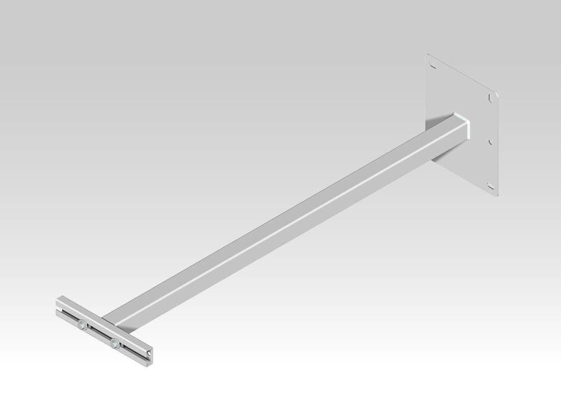 TEC-MAR SRL - TCMTAAS0620W060 STAFFA A SBRACCIO PARETE L200MM ZINC CAL