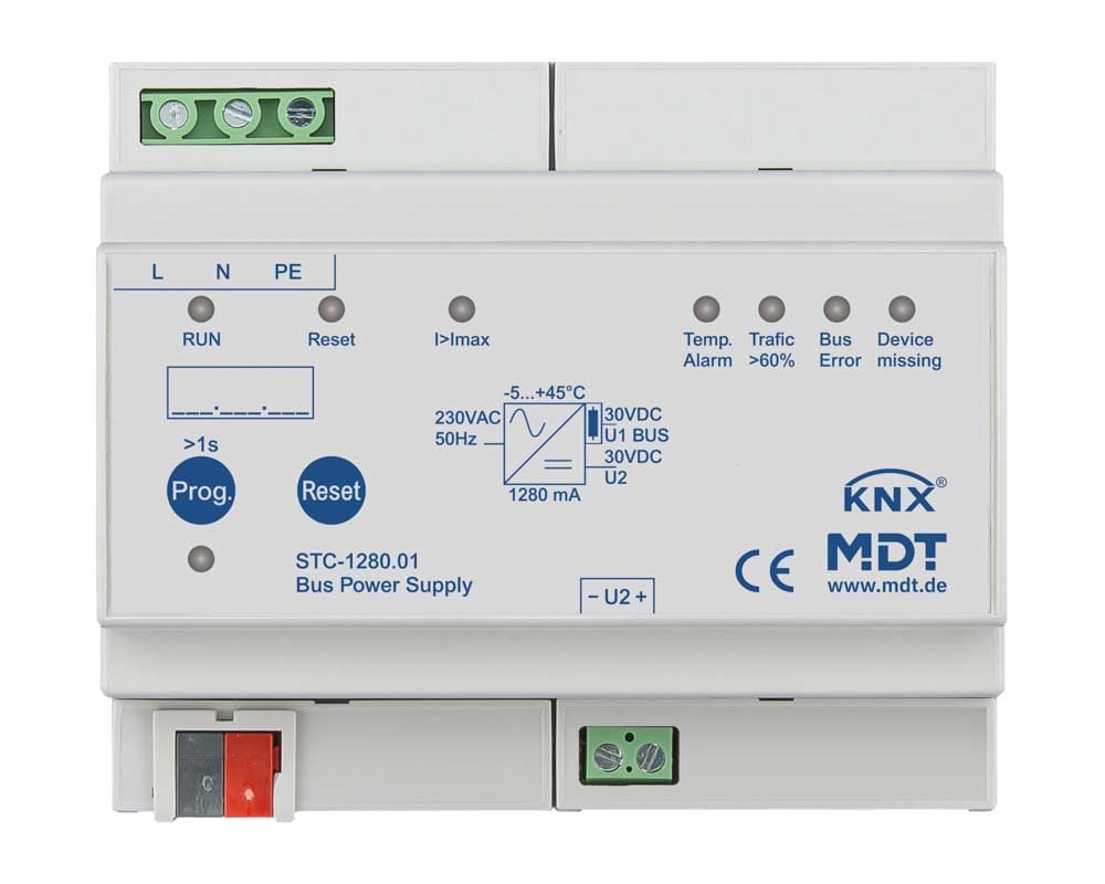 MDT ITALIA SRL - EYGSTC-1280.01 ALIM. KNX 1280MA+DIAGN.