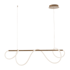 ROSSINI - RSSSTI002OS SOSPENSIONE ORIZZONTALE ORO SATINATO LED 50W IP20 3000K