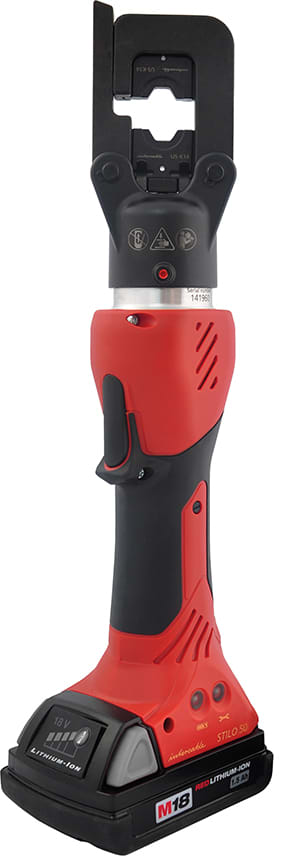 INTERCABLE SRL - INRSTILO50I POMPA IDRAULICA 50KN CON 9 MATRICI CRIMP