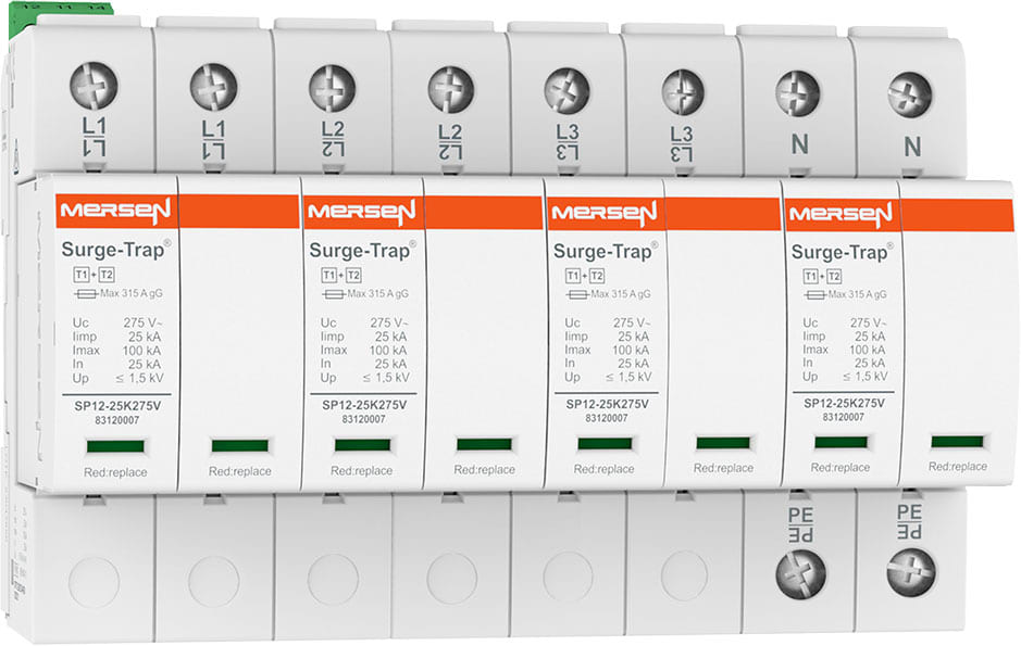 MERSEN ITALIA SPA - XES83120160 SPD T1+2,25KA,UC275V,3+1 TNS,