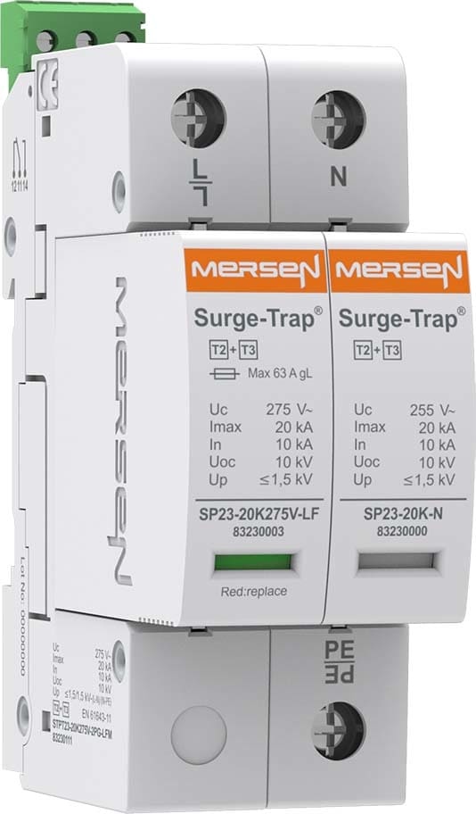 MERSEN ITALIA SPA - XES83230135 SPD T2+3,20KA,UC275V,LCF,R