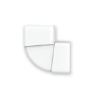 ARNOCANALI SPA - ARNSTW100RV.3 CURVA PIANA DX KB103 BIANCO