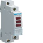 HAGER - HAGSVN127 3 SEGNALATORI LUMINOSI ROSSI 1M