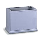 CONCHIGLIA - CON073541005 Serie CVT-CVN - Sopralzo per armadio in vetroresina, con serratura, dim. 546 x 550 x 308 mm (BxAxP)