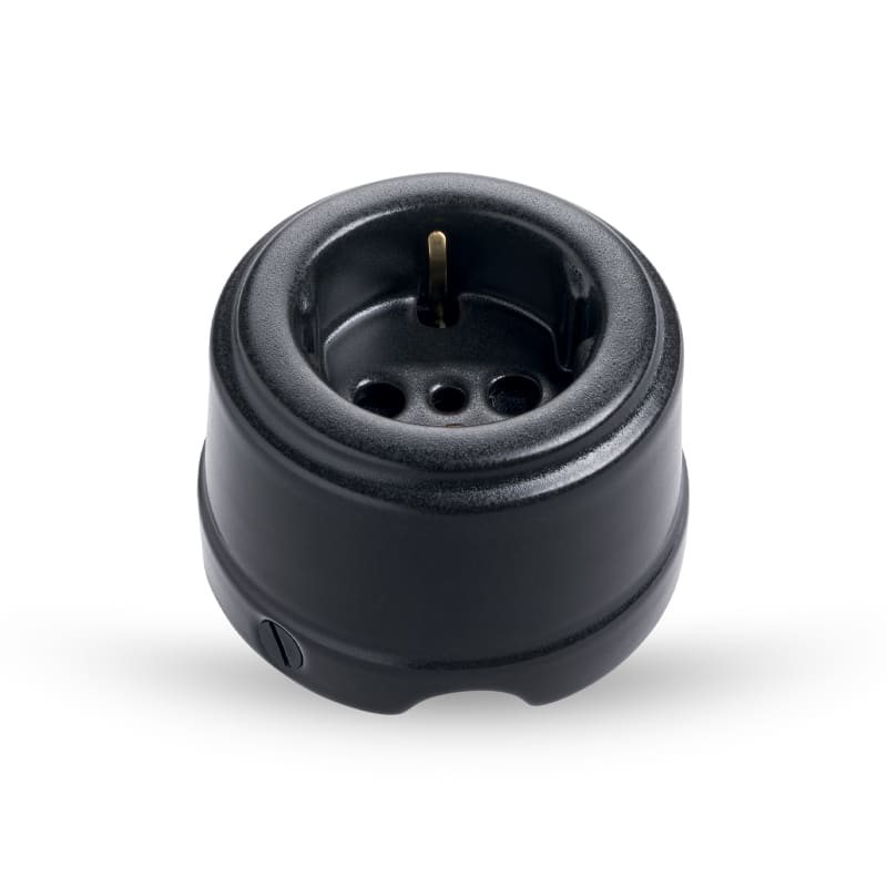 GI GAMBARELLI - 1GISX210.N SMP - PRESA UNEL - NERO OPACO