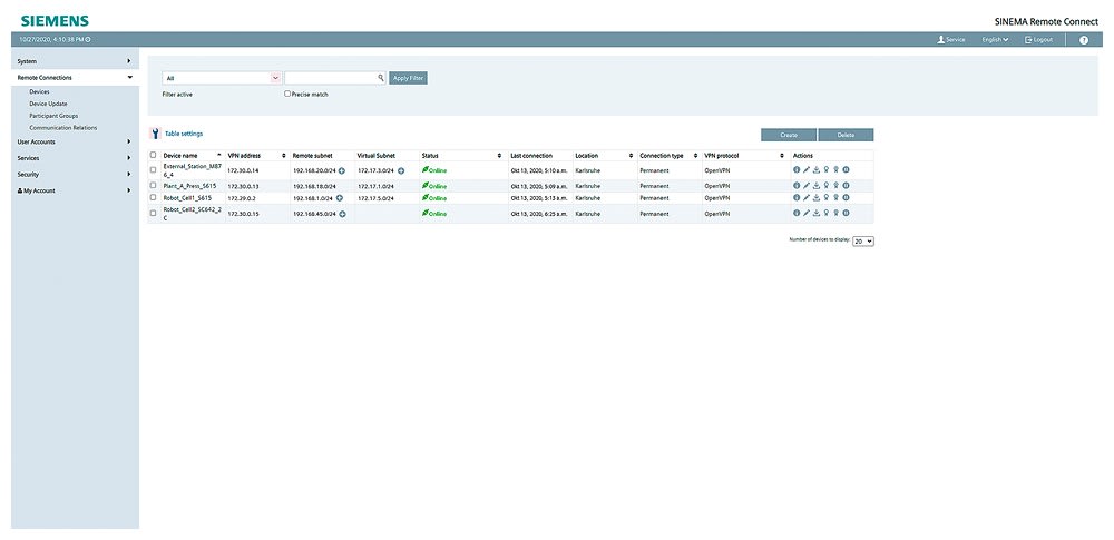 SIEMENS - SIE6GK17201AH010BV0 SINEMA Remote Connect Virtual Appliance V1.0, Basic Software Package