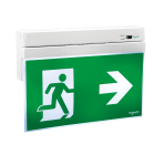 SCHNEIDER ELECTRIC - SNROVA48406 Exiway Smartexit, IP40, Autoalimentato Autodiagnosi Activa, SE-SA, 32m, 1,5h, Apparecchio di segnalazione di sicurezza