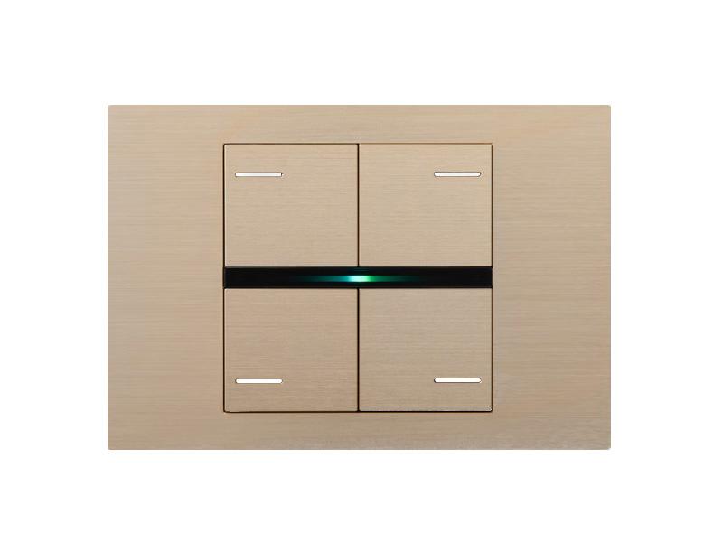 EELECTRON SPA - EEXSO08A01KNX-3M PULSANTE 8 TASTI 16CH RGB SWIPER 3M