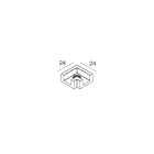 NOVALUX SPA - NOX108405.02 T-48 MINI: GIUNTO MECCANICO L NERO