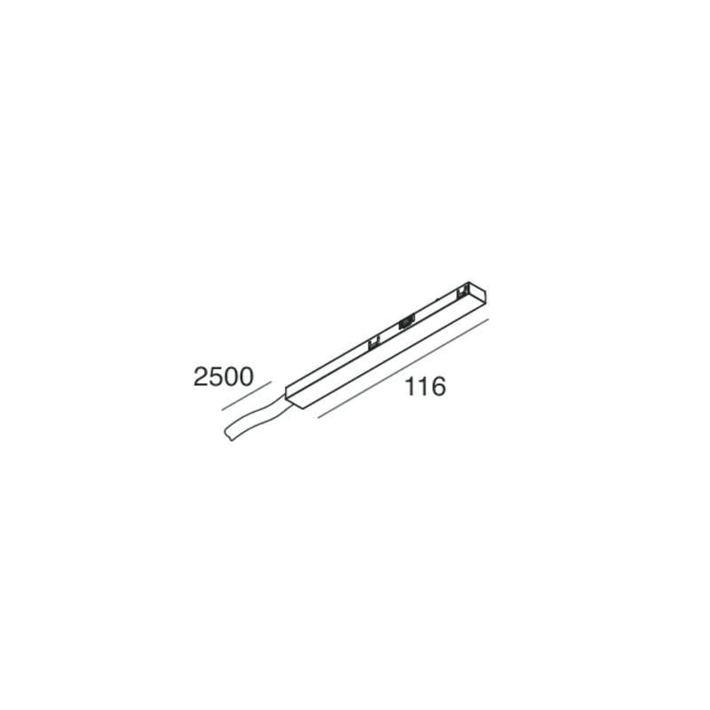 NOVALUX SPA - NOX108407.02 ALIMENTAZIONE DI TESTA PER BINARIO 48V.