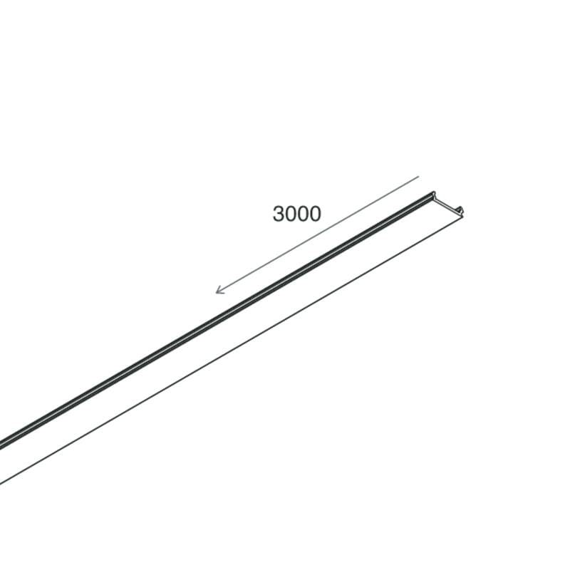 NOVALUX SPA - NOX108411.02 PROFILO DI CHIUSURA Cover copri binario opzionale.