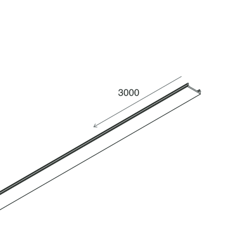 NOVALUX SPA - NOX108411.02 T-48 MINI/L-16 TRACK: COVER L=3000 NERA