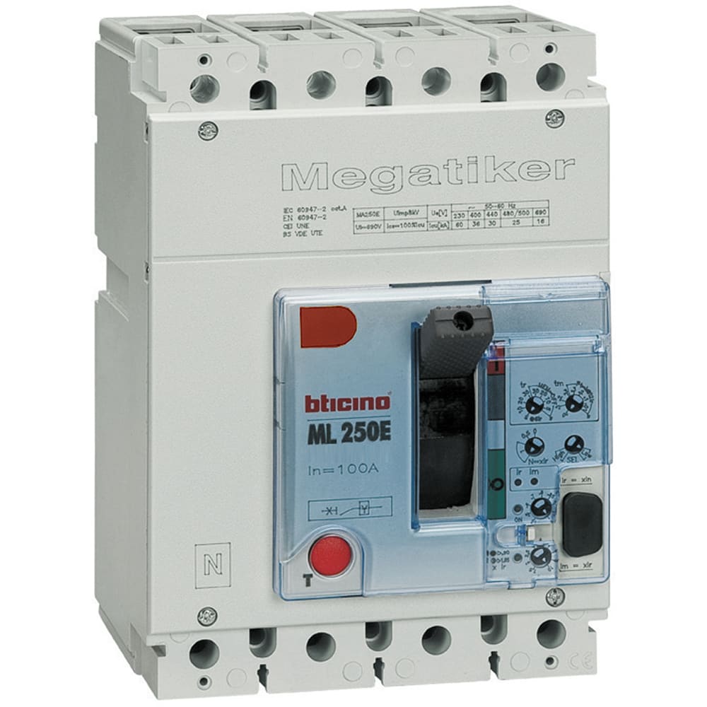 BTICINO - BTIT7314LA100S MEAG ML250E - ELETT SELET 4P 100A 100KA